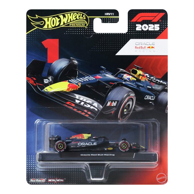 Hot Wheels Premium F1 Max Verstappen diecast car, imported from the UK