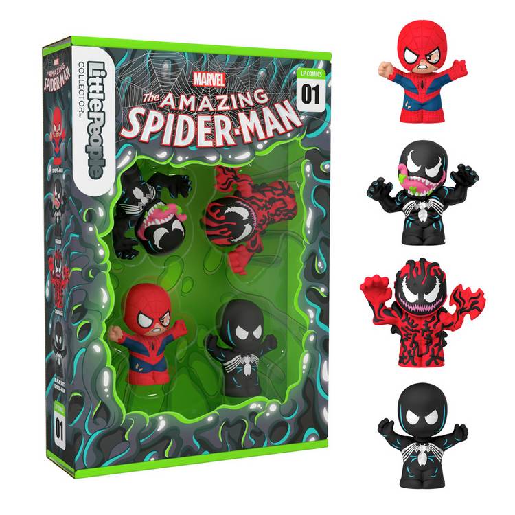 Fisher-Price Little People Spider-Man collectible figures set (British brand)