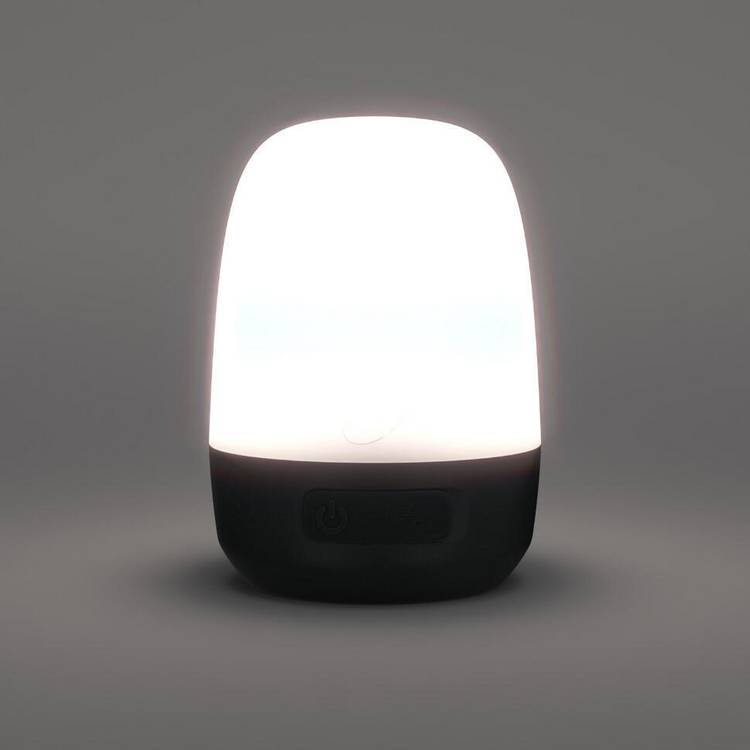Decathlon LED camping lantern with rechargeable battery, imported from the UK