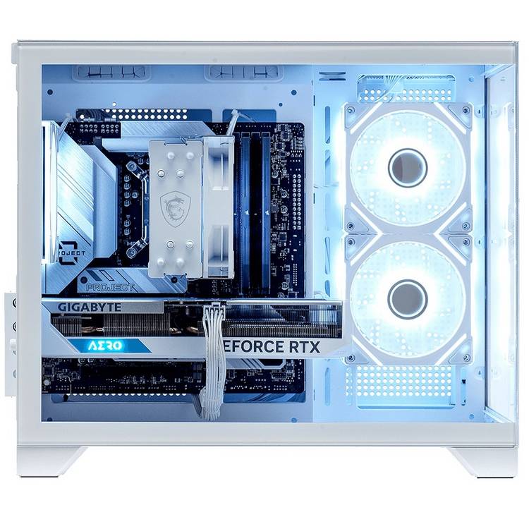Stormforce Lunar gaming PC white, UK version