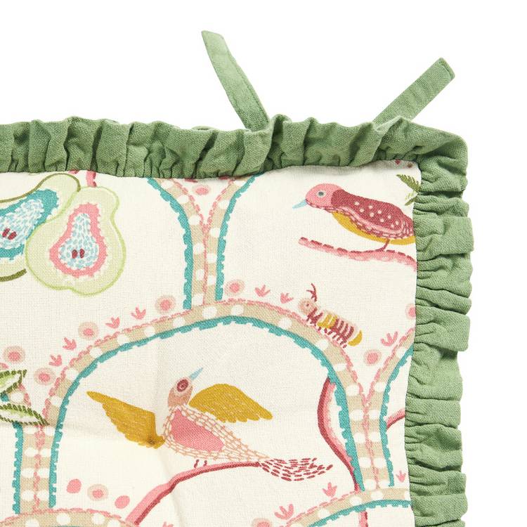 Habitat Sanderson seat cushion pair 40x40cm, imported from the UK