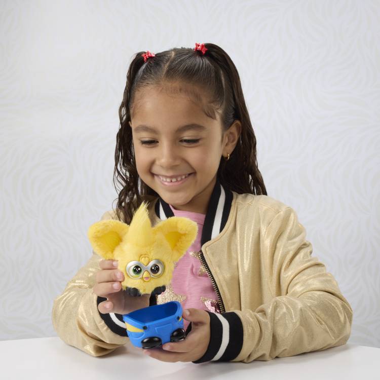 Furby Minions Furblet interactive plush toy 15cm (British brand)