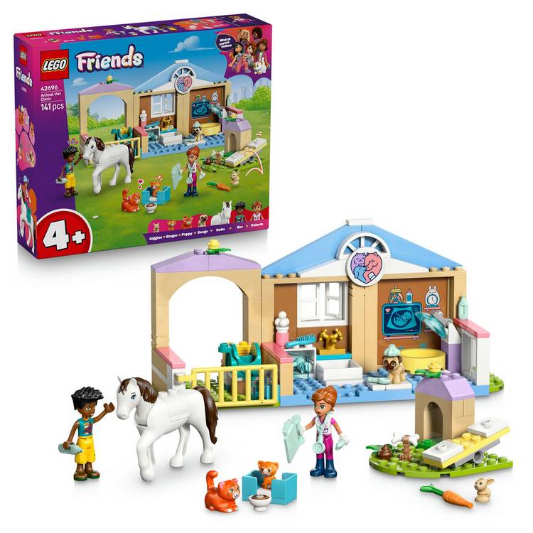 LEGO Friends Animal Vet Clinic building set 141 pieces (British brand)