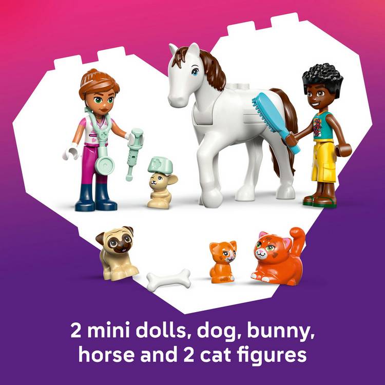 LEGO Friends Animal Vet Clinic building set 141 pieces (British brand)