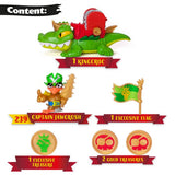Piratix King Croc and Captain Jawcrush figure playset 21cm - British product