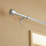 Argos Home extendable stainless steel curtain pole 120-210cm (British brand)