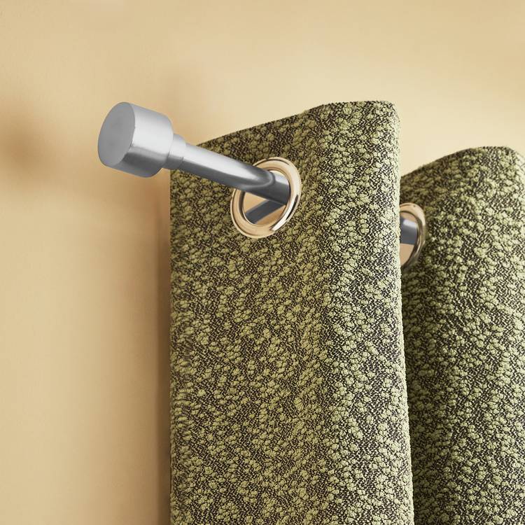 Argos Home extendable stainless steel curtain pole 120-210cm (British brand)