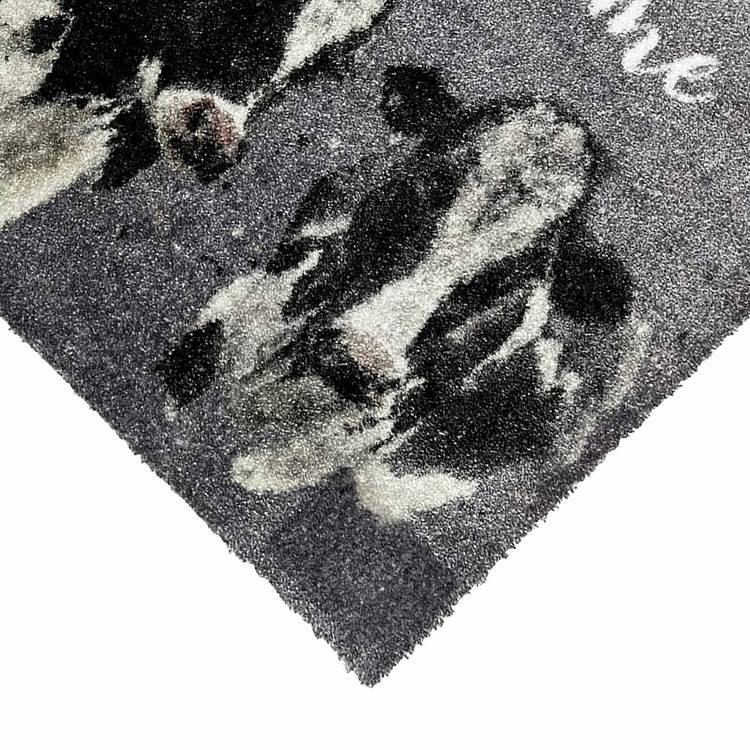 Bree Merryn Welcome Home Cow Grey doormat 50x75cm - British product
