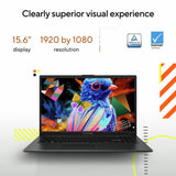 ASUS Vivobook Go 15 laptop silver 15.6 inch (British brand)