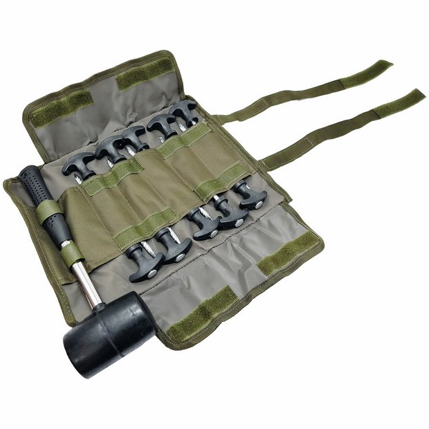 Carp On deluxe bivvy peg set 10pc 8 inch, imported from the UK