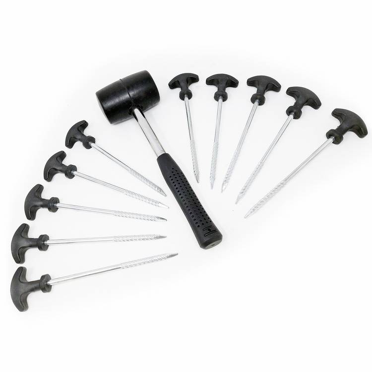 Carp On deluxe bivvy peg set 10pc 8 inch, imported from the UK