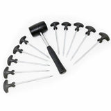Carp On deluxe bivvy peg set 10pc 8 inch, imported from the UK