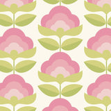 Hoopla Walls retro rose and apple wallpaper, UK version