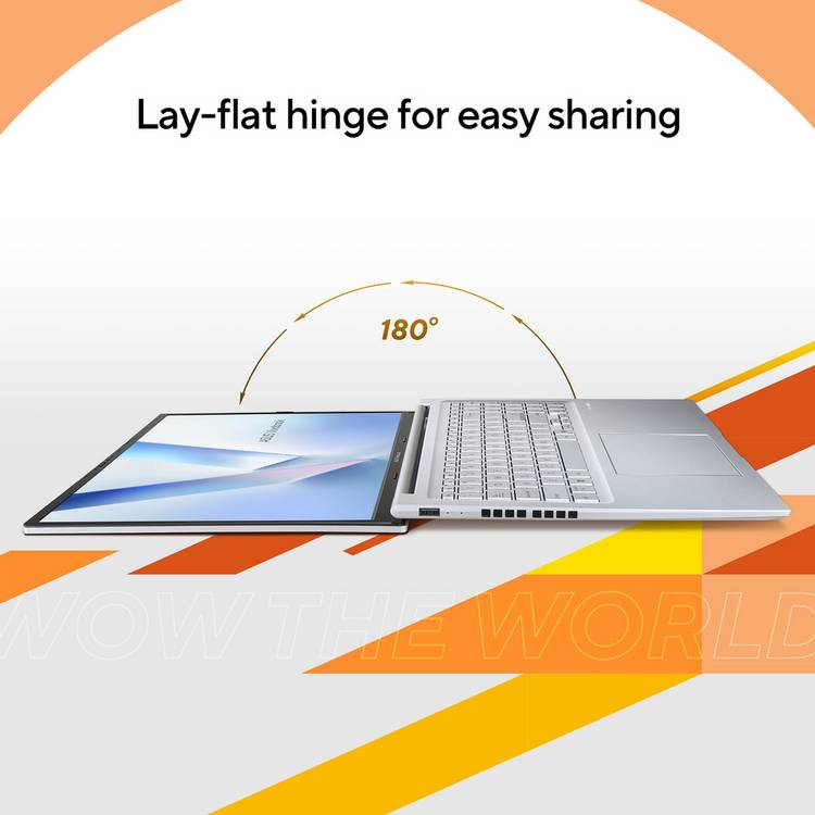 ASUS Vivobook 16 laptop silver 16GB 512GB, UK version