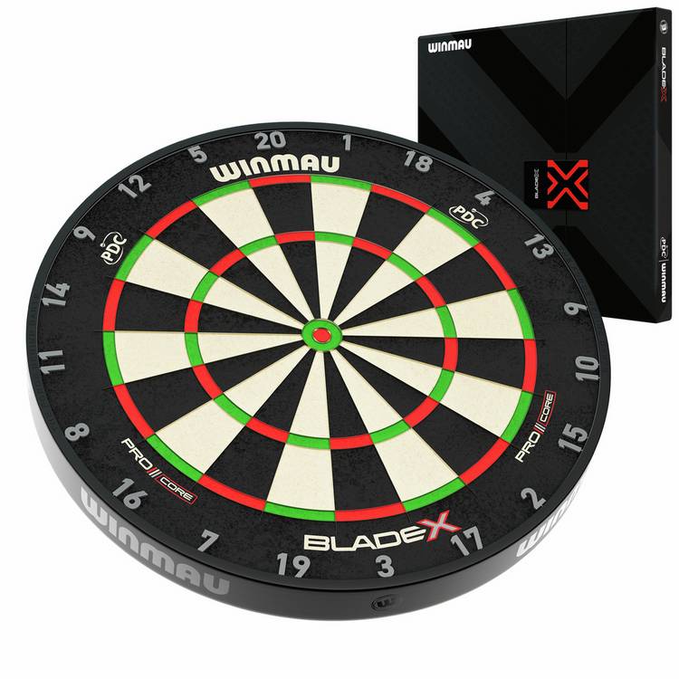 Winmau Blade X dartboard set 69cm, imported from the UK