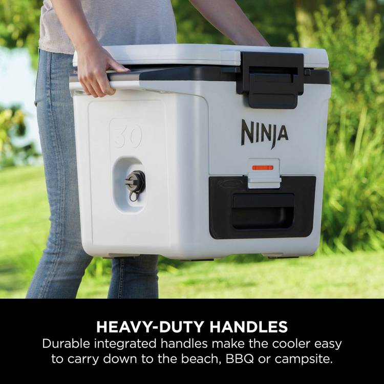 Ninja FrostVault hard cooler Cloud White 30QT, imported from the UK