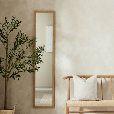 Argos Home Essentials Oak Full Length Wall Mirror 120x30cm- Buy online at McGrocer