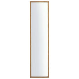 Home Essentials oak-effect wall mirror 120x30cm, UK version