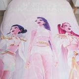 KPop Demon Hunters kids bedding set lilac single, imported from the UK