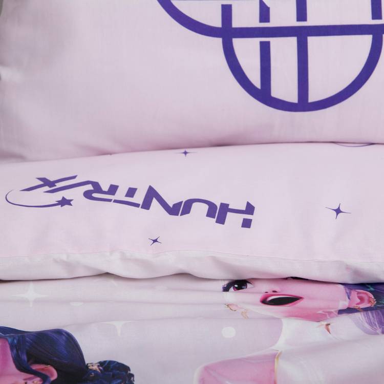 KPop Demon Hunters kids bedding set lilac single, imported from the UK