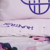 KPop Demon Hunters kids bedding set lilac single, imported from the UK