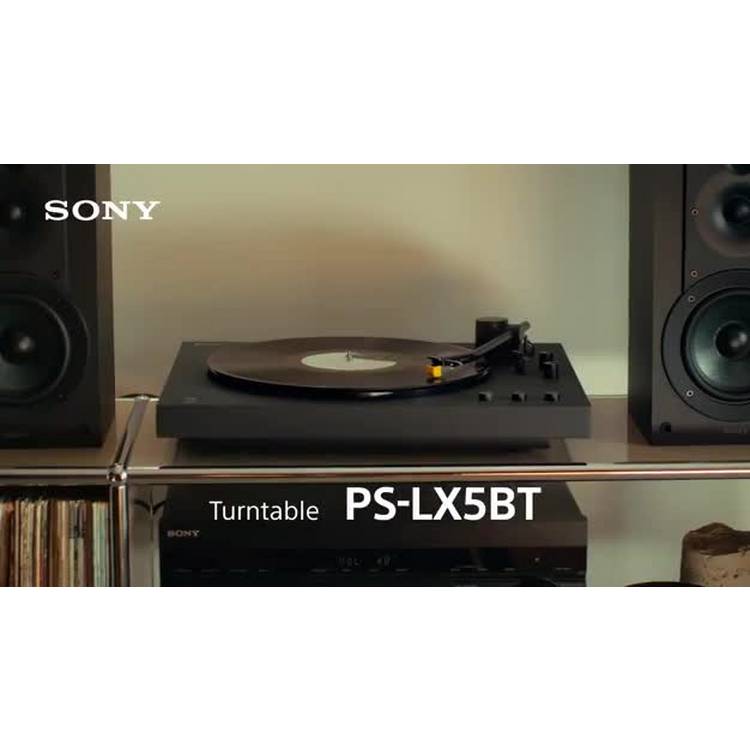 Sony PS-LX5BT Bluetooth turntable black (British brand)