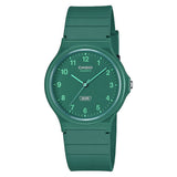 Casio Classic analogue green strap watch, UK version