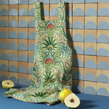 Argos Habitat x Sanderson & National Trust Green Cotton Apron 69 x 82cm- Buy online at McGrocer