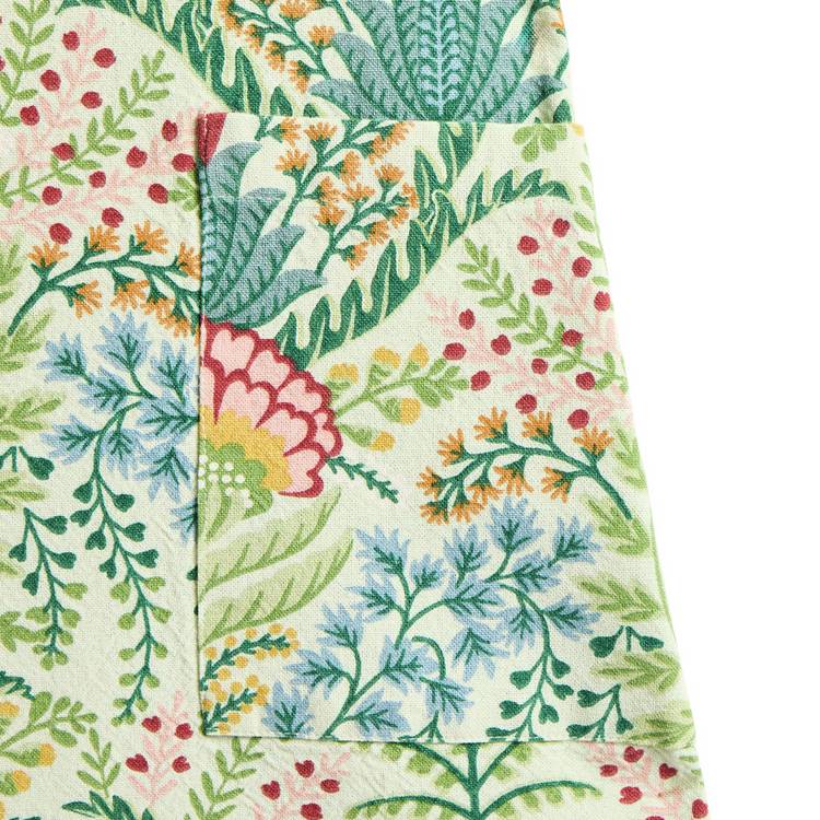 Habitat x Sanderson National Trust green cotton apron, UK version