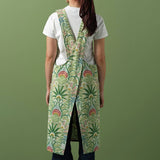 Habitat x Sanderson National Trust green cotton apron, UK version
