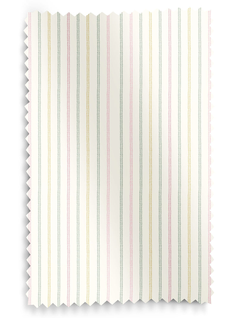Laura Ashley candy stripe made to measure curtains pale ochre, imported from the UK