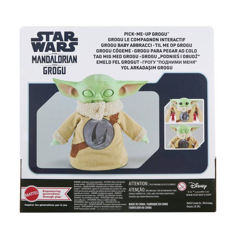 Star Wars Grogu Pick-Me-Up Plush 10 inch, imported from the UK