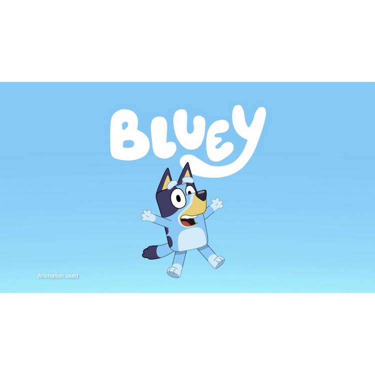 Bluey 3-in-1 airplane transforming playset with figures - British product