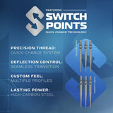 Winmau Lunaris Switchpoint 25g tungsten darts, UK version