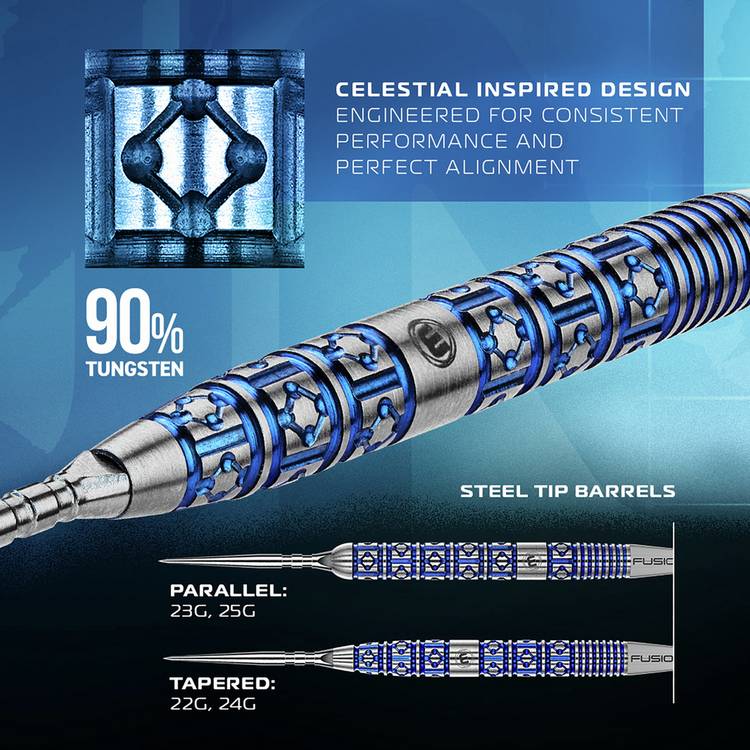 Winmau Lunaris Switchpoint 25g tungsten darts, UK version