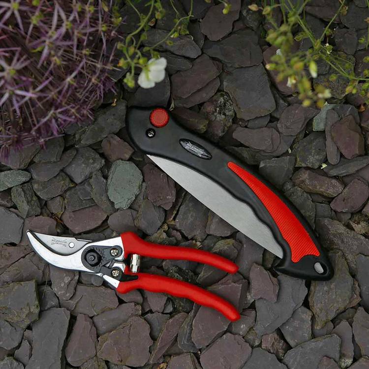 Wilkinson Sword folding pruner and bypass pruner set, UK version