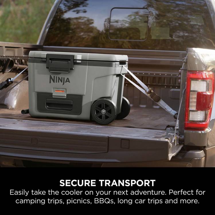Ninja FrostVault wheeled cooler 42L grey, UK version