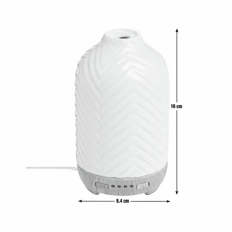 Habitat ceramic diffuser 100ml chevron wax resist (British brand)