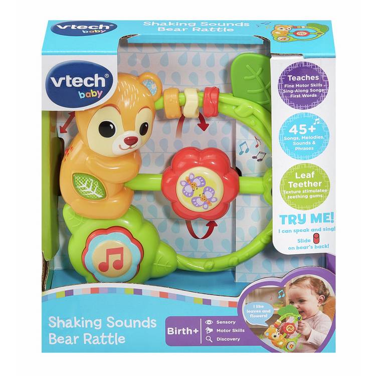 Vtech bear rattle toy musical teether, UK version