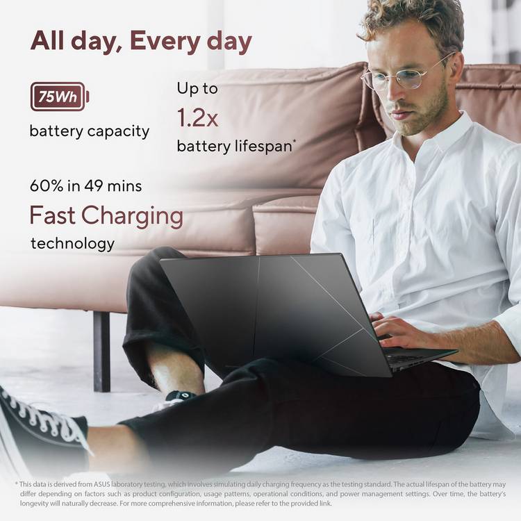 Asus Zenbook 14 OLED laptop 14 inch (British brand)