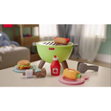 Fisher-Price Activity Grill pretend food play set 14 pieces, UK version