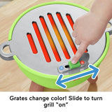 Fisher-Price Activity Grill pretend food play set 14 pieces, UK version