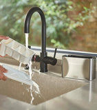 Joseph Joseph stainless steel surface cutlery drainer, UK version