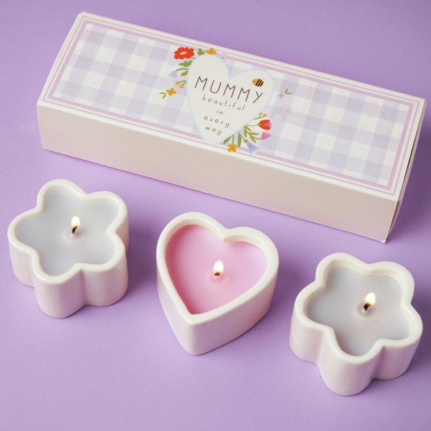 Widdop Love Life mini candle gift set of 3, imported from the UK