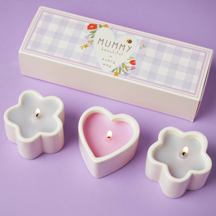 Widdop Love Life mini candle gift set of 3, imported from the UK