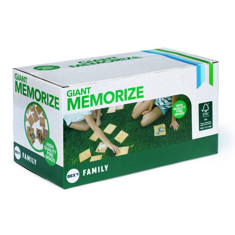 Bex giant outdoor memory game 24 tiles (British brand)