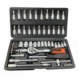 Argos Rolson 46 Piece 1/4 Inch Drive Metric CrV Socket and Bit Set- Buy online at McGrocer