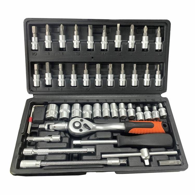 Rolson socket and bit set 46 piece metric - British product