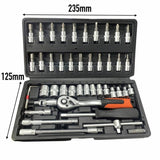 Rolson socket and bit set 46 piece metric - British product