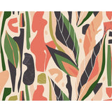 Origin Murals abstract leaf orange wall mural, UK version